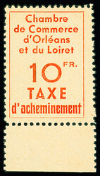 N°2/3 10f. bleu et 10f. jaune, bdf ou cdf, neuf **, TB