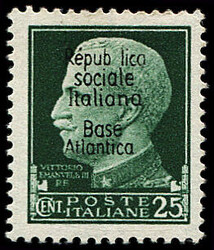 N°10 25c vert, Republica avec un seul b, neuf **, TB, cote Maury