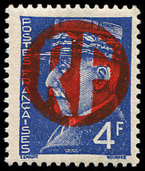 CHOLET N°23 4f bleu, surcharge rouge, NON EMIS, neuf *, TB
