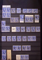MONTREUIL-BELLAY Collection par multiples, avec variétés diverses, ...