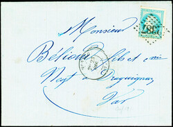France N°29 obl. GC 2387 s. LAC, càd MONACO 23/12/(69), TB