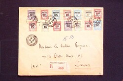 N°140 à 153 la série obl. MONTE CARLO 24/1/38 s. Env. Rec., arr. ...