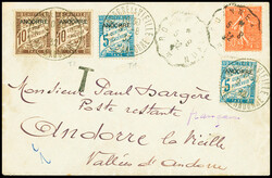 France n°199 obl convoyeur ligne "Roanne à Lyon" (1932) sur lettre ...
