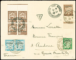 Kouang Tchéou n°76 en bloc de 4 obl CAD "Fort Bayard Kouang Tchéou ...