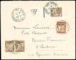 Kouang Tcheou n°76 obl CAD "Fort Bayard Kouang Tcheou Wan" (1933) ...