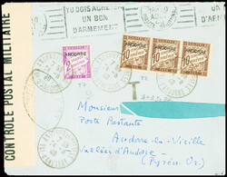 Lettre non AFF avec obl mec de Toulouse (aout 1940) en poste restante ...