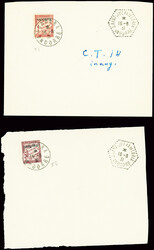 Lettre non AFF avec CAD hex "Saint Julia de Loria Andorre" (1931) + ...