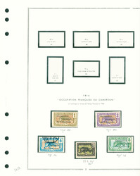 N°53 à 66, Les 14 valeurs oblitérées (en neufs les n°53 *, 54 *, ...