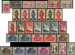 N°202/32 la série, 31 valeurs, neuf *, TB