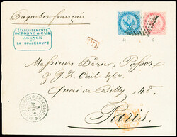 Colonies générales n°4 + 6 obl losange de points muet + CAD ...