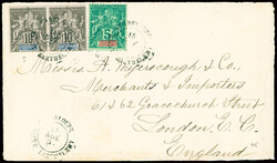 N°4 + 5 en paire obl grand CAD 2 cercles "Guadeloupe Saint ...