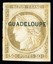 N°12 30c brun, neuf avec rousseurs, *, B/TB