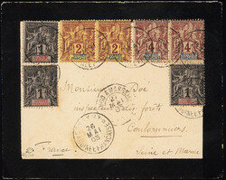 N°1 (3), 2 et 3 en PAIRES obl. càd CONAKRY 26/5/03 s. Env., arr. ...