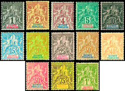 N°1/13 la série Groupe, neuf *, TB