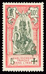 N°45D 10c rose et noir, neuf **, TB