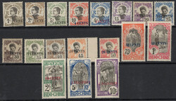 N°72 à 89, neufs *, TB