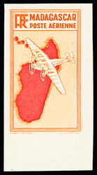 POSTE AERIENNE N°4b 1f75 orange, ND, CdF, neuf **, SUP