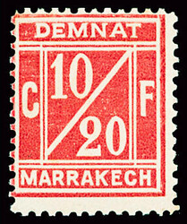 N°1 10/20c. lie-de-vin, neuf *, TB. Signé Calves