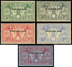 TAXE N°6 à 10 POSTAGE DUE, neuf *, rousseurs, B/TB