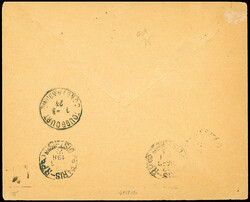 N°24 + 25 obl CAD "Tombouctou Soudan français" (1923) sur lettre ...
