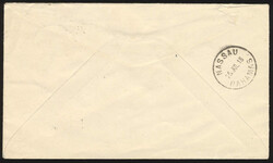 1918 (July 12), Toronto to Nassau, Bahamas, special delivery cover, ...
