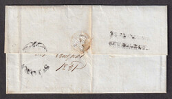 1831 (August 24), St. Andrews to Mirimachi, stampless folded letter, ...