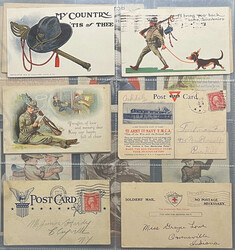 United States, early 1900s/1930s, military postcard collection, ...