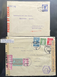 Worldwide, 1910s/1940s, military and censored mail collection, ...