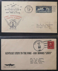 United States, 1920s/2000s, first flight, airmail and FDC collection ...