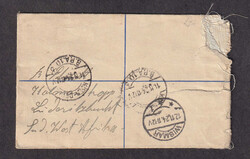 1924 (October 16), registered uprated stationery cover, Kolmanskop to ...