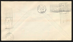 Canal Zone, 1929 (February 6), uprated 2c Air Mail cover to New York, ...
