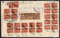 1924 (May 22), registered airmail cover from Moscow to Paris, with ...