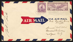 Buck, Bob, 1932 (September 9), transcontinental flight signed cover, ...