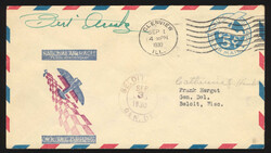 Acosta, Bert, 1930 (September 1), Chicago National Air Races signed ...