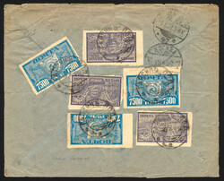 1922 (April 28), inflation cover from Haisyn, Podolia Guberniya to ...