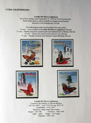 Lighthouses, Caribbean & Latin American topical collection, neatly ...