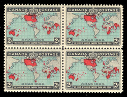 1898, 2c lavender & 2c deep blue Imperial Penny Postage, each in a ...