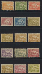 1925-27, ½d to £1 Native Village, set of 13, plus additional bistre ...