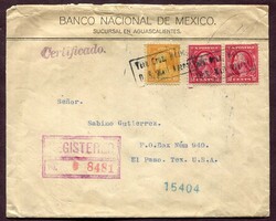 Occupation of Mexico, 1914 (October 17), Veracruz, to El Paso, Texas, ...
