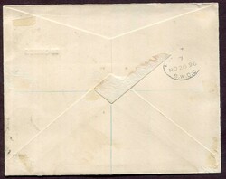 1896 (October 27), Seychelles to London, uprated registered cover, ...