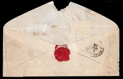 1855 (May 9), Napoleon franking transatlantic cover to United States, ...