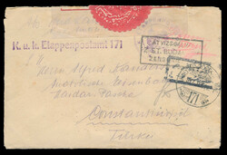 1917 (January 20), Hungarian Field Force, Bukowina, to Constantinople ...