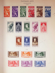 Vatican City, 1929/1952, mint collection on 11 quadrille pages, ...
