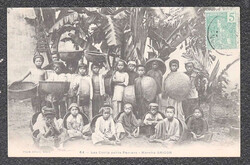 Indo-China, 1907, group of 50 black and white postcards, many ...