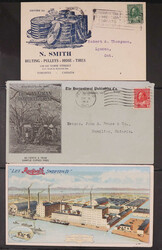 King George V (Admirals): 1912/1928, group of 12 advertising covers, ...