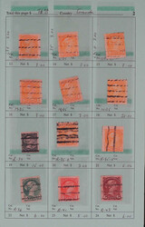 1870s/1970s, useful precancel stock, several hundred stamps ...