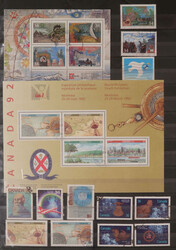 Maps on Canadian stamps, 1898–2014, topical collection, neatly ...