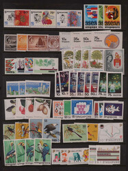 Singapore, 1949/1988, mint and used collection on ten stockpages, an ...
