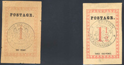 1886, British Consular Mail for Antananarivo, comprising 1d rose ...