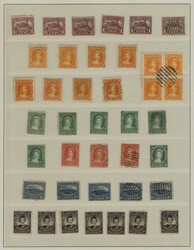 New Brunswick, 1851/1860, mint, used, and plate proof selection, ...